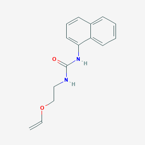 molecular formula C15H16N2O2 B4600057 N-1-naphthyl-N'-[2-(vinyloxy)ethyl]urea 