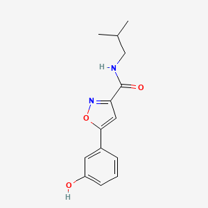 5-(3-hydroxyphenyl)-N-isobutyl-3-isoxazolecarboxamide