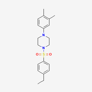 1-(3,4-dimethylphenyl)-4-[(4-ethylphenyl)sulfonyl]piperazine