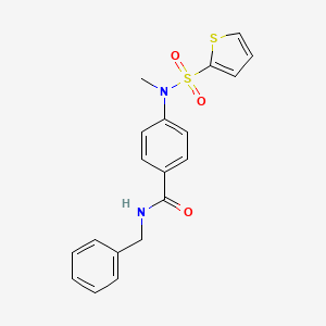 N-benzyl-4-[methyl(2-thienylsulfonyl)amino]benzamide