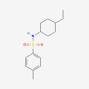 molecular formula C15H23NO2S B4600208 N-(4-ethylcyclohexyl)-4-methylbenzenesulfonamide 