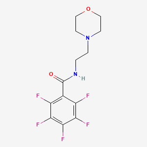 2,3,4,5,6-pentafluoro-N-[2-(4-morpholinyl)ethyl]benzamide