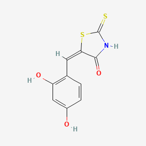 molecular formula C10H7NO3S2 B4600252 5-(2,4-二羟基亚苄基)-2-硫代-1,3-噻唑烷-4-酮 