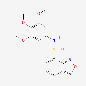 N-(3,4,5-trimethoxyphenyl)-2,1,3-benzoxadiazole-4-sulfonamide