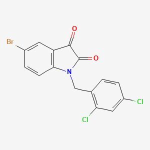 5-bromo-1-(2,4-dichlorobenzyl)-1H-indole-2,3-dione