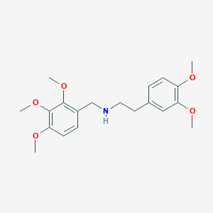 [2-(3,4-DIMETHOXYPHENYL)ETHYL][(2,3,4-TRIMETHOXYPHENYL)METHYL]AMINE