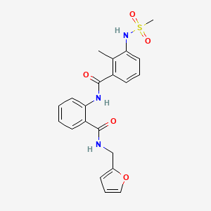 N-(2-{[(2-furylmethyl)amino]carbonyl}phenyl)-2-methyl-3-[(methylsulfonyl)amino]benzamide