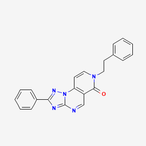 2-phenyl-7-(2-phenylethyl)pyrido[3,4-e][1,2,4]triazolo[1,5-a]pyrimidin-6(7H)-one