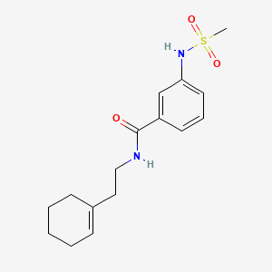 N-[2-(1-cyclohexen-1-yl)ethyl]-3-[(methylsulfonyl)amino]benzamide