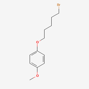 molecular formula C12H17BrO2 B4600570 1-[(5-溴戊基)氧基]-4-甲氧基苯 