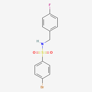 4-bromo-N-(4-fluorobenzyl)benzenesulfonamide