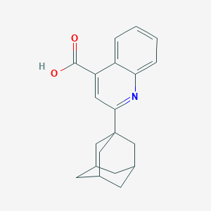 B046007 2-(1-Adamantyl)quinoline-4-carboxylic acid CAS No. 119778-65-3