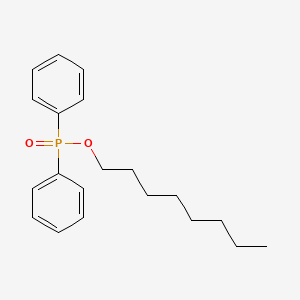 molecular formula C20H27O2P B4600790 [Octoxy(phenyl)phosphoryl]benzene 