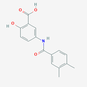 5-{[(3,4-Dimethylphenyl)carbonyl]amino}-2-hydroxybenzoic acid