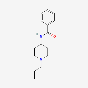 molecular formula C15H22N2O B4600888 N-(1-propylpiperidin-4-yl)benzamide 