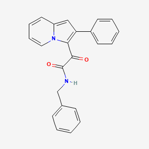 N-benzyl-2-oxo-2-(2-phenylindolizin-3-yl)acetamide