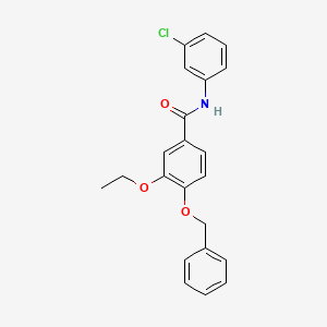 4-(benzyloxy)-N-(3-chlorophenyl)-3-ethoxybenzamide