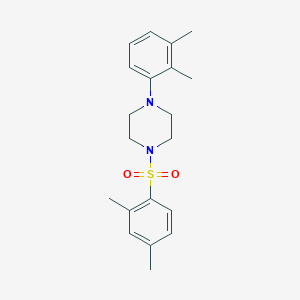 molecular formula C20H26N2O2S B4600962 1-(2,3-dimethylphenyl)-4-[(2,4-dimethylphenyl)sulfonyl]piperazine CAS No. 438225-98-0