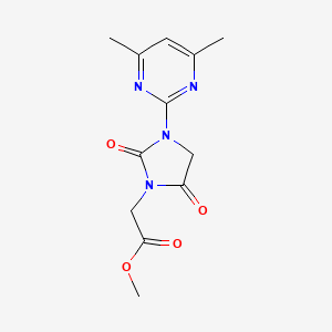 METHYL 2-[3-(4,6-DIMETHYL-2-PYRIMIDINYL)-2,5-DIOXO-1-IMIDAZOLIDINYL]ACETATE