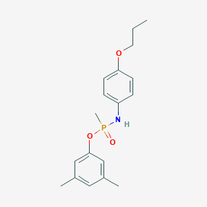 3,5-dimethylphenyl P-methyl-N-(4-propoxyphenyl)phosphonamidoate