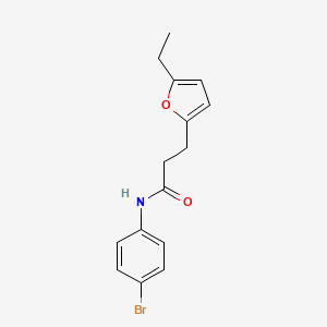 N-(4-bromophenyl)-3-(5-ethyl-2-furyl)propanamide