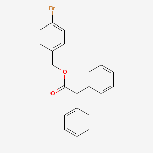 molecular formula C21H17BrO2 B4601192 4-bromobenzyl diphenylacetate 