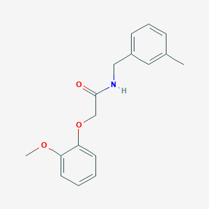 2-(2-methoxyphenoxy)-N-(3-methylbenzyl)acetamide