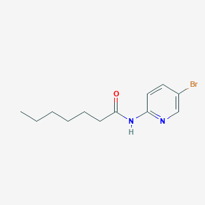 N-(5-bromopyridin-2-yl)heptanamide