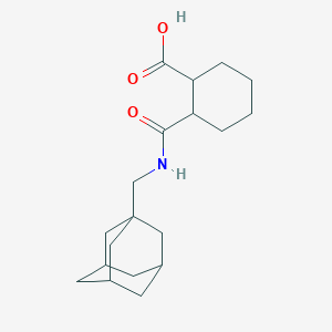 2-{[(1-adamantylmethyl)amino]carbonyl}cyclohexanecarboxylic acid