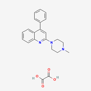 2-(4-methyl-1-piperazinyl)-4-phenylquinoline oxalate