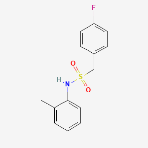 1-(4-fluorophenyl)-N-(2-methylphenyl)methanesulfonamide