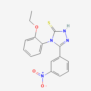 4-(2-ethoxyphenyl)-3-(3-nitrophenyl)-1H-1,2,4-triazole-5-thione