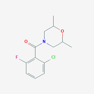 (2-CHLORO-6-FLUOROPHENYL)(2,6-DIMETHYLMORPHOLINO)METHANONE