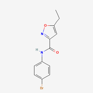 N-(4-bromophenyl)-5-ethyl-3-isoxazolecarboxamide