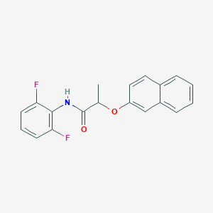 N-(2,6-difluorophenyl)-2-(naphthalen-2-yloxy)propanamide