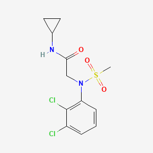 N~1~-cyclopropyl-N~2~-(2,3-dichlorophenyl)-N~2~-(methylsulfonyl)glycinamide