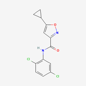 5-cyclopropyl-N-(2,5-dichlorophenyl)-3-isoxazolecarboxamide