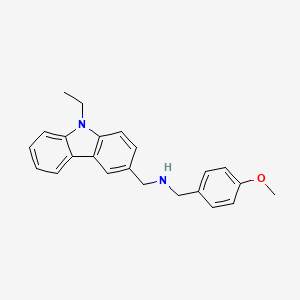 [(9-ETHYLCARBAZOL-3-YL)METHYL][(4-METHOXYPHENYL)METHYL]AMINE