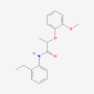 N-(2-ethylphenyl)-2-(2-methoxyphenoxy)propanamide