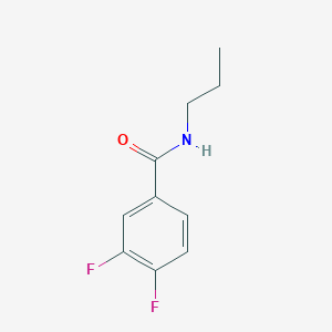 molecular formula C10H11F2NO B4601765 3,4-difluoro-N-propylbenzamide 