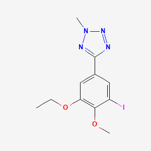 2-ETHOXY-6-IODO-4-(2-METHYL-2H-1,2,3,4-TETRAAZOL-5-YL)PHENYL METHYL ETHER