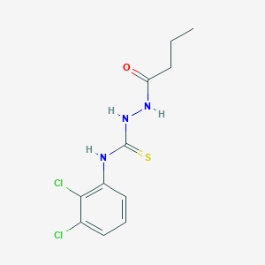 2-butyryl-N-(2,3-dichlorophenyl)hydrazinecarbothioamide