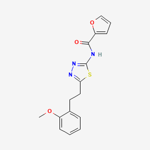 N-{5-[2-(2-methoxyphenyl)ethyl]-1,3,4-thiadiazol-2-yl}furan-2-carboxamide