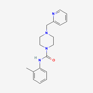 N-(2-METHYLPHENYL)-4-[(PYRIDIN-2-YL)METHYL]PIPERAZINE-1-CARBOXAMIDE