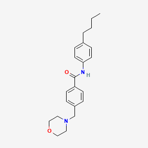 N-(4-butylphenyl)-4-(morpholin-4-ylmethyl)benzamide