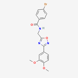 4-bromo-N-{[3-(3,4-dimethoxyphenyl)-1,2,4-oxadiazol-5-yl]methyl}benzamide