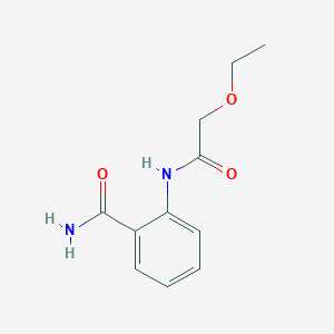 molecular formula C11H14N2O3 B4602123 2-[(ethoxyacetyl)amino]benzamide 