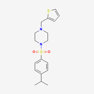 1-[(4-isopropylphenyl)sulfonyl]-4-(2-thienylmethyl)piperazine