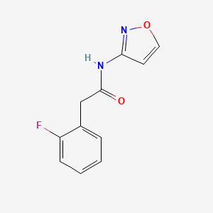 2-(2-FLUOROPHENYL)-N-(12-OXAZOL-3-YL)ACETAMIDE