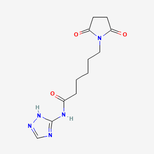 6-(2,5-dioxo-1-pyrrolidinyl)-N-4H-1,2,4-triazol-3-ylhexanamide